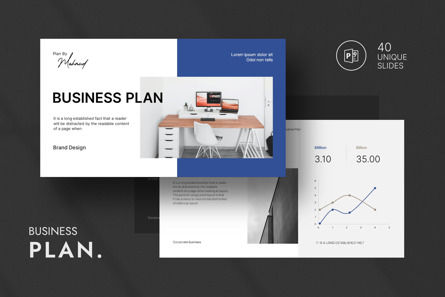 Business Plan Presentation, PowerPoint Template, 11915, Business — PoweredTemplate.com