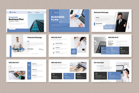 Business Plan Presentation Template, Diapositive 3, 11917, Business — PoweredTemplate.com