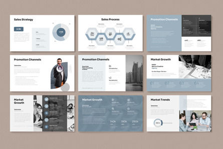 Marketing Plan Presentation Template, Slide 6, 11918, Business — PoweredTemplate.com