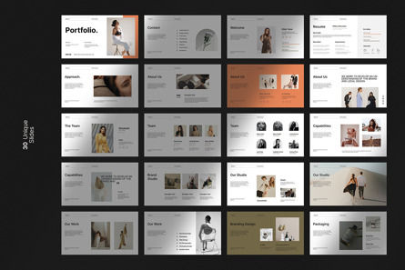 Portfolio Presentation Template, Diapositive 10, 11920, Business — PoweredTemplate.com