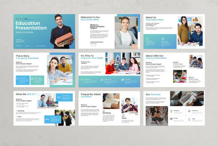 Education Presentation Template, 슬라이드 5, 11922, Education & Training — PoweredTemplate.com