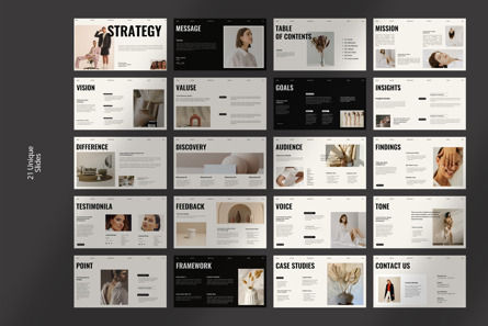 Brand Strategy Presentation Template, Diapositiva 10, 11930, Negocios — PoweredTemplate.com