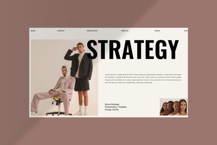 Brand Strategy Presentation Template, Slide 4, 11930, Business — PoweredTemplate.com