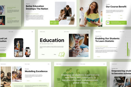 Education Presentation Template, PowerPoint模板, 11931, Education & Training — PoweredTemplate.com