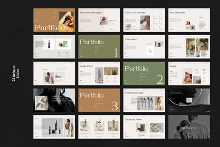 Portfolio Presentation Template, Diapositive 8, 11932, Business — PoweredTemplate.com