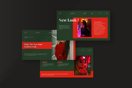 Fashion Look-Book Presentation Template, Folie 5, 11933, Business — PoweredTemplate.com