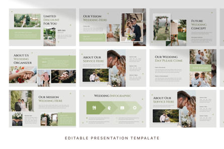 Wedding Organizer - PowerPoint Template, Diapositiva 3, 11937, Negocios — PoweredTemplate.com