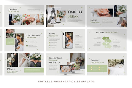 Wedding Organizer - PowerPoint Template, Slide 4, 11937, Lavoro — PoweredTemplate.com