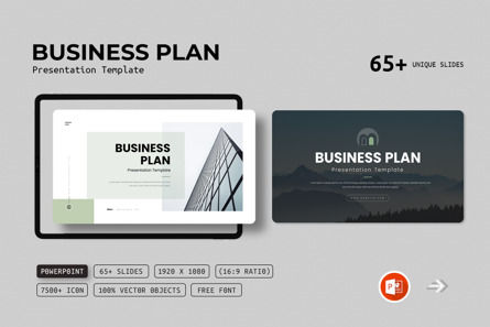 Business Plan PowerPoint Presentation Template, PowerPoint-Vorlage, 11941, Business — PoweredTemplate.com