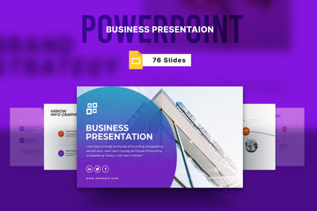 Business Presentation PowerPoint Template, PowerPoint模板, 11949, 商业 — PoweredTemplate.com