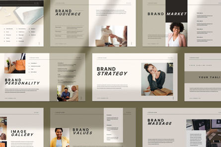 Brand Strategy Presentation Template, Diapositiva 5, 11956, Negocios — PoweredTemplate.com