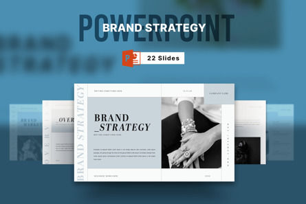 Brand Strategy Presentation Template, PowerPointテンプレート, 11968, ビジネス — PoweredTemplate.com