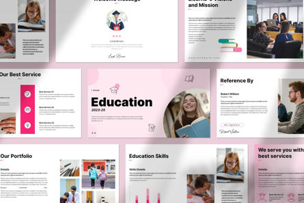 Education Presentation Template, PowerPoint模板, 11970, Education & Training — PoweredTemplate.com