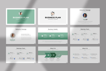 Business Plan PowerPoint Presentation, Diapositiva 2, 11978, Negocios — PoweredTemplate.com