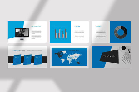Minimal PowerPoint Presentation Template, 슬라이드 4, 11982, 비즈니스 — PoweredTemplate.com