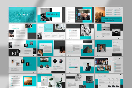 Minimal PowerPoint Presentation Template, Diapositive 5, 11985, Business — PoweredTemplate.com