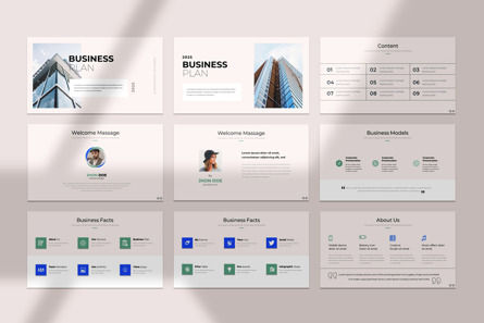 Business Plan PowerPoint Presentation, Diapositive 2, 11986, Business — PoweredTemplate.com