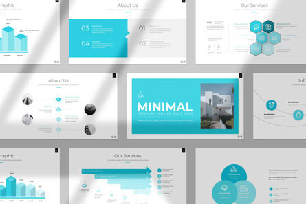 Minimal PowerPoint Presentation, PowerPoint-Vorlage, 11988, Business — PoweredTemplate.com