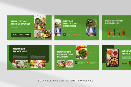 Nutrition Balance - PowerPoint Template, 슬라이드 2, 11991, 비즈니스 — PoweredTemplate.com