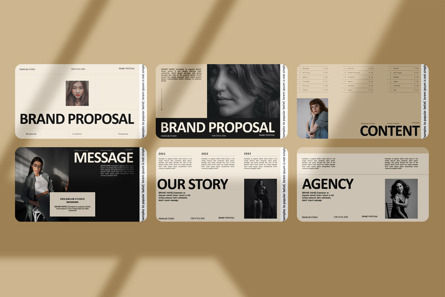 Brand Proposal Presentation Template, Slide 2, 11993, Bisnis — PoweredTemplate.com