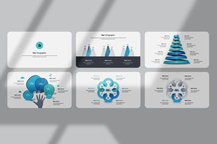 Infographic PowerPoint Templates, 슬라이드 2, 12000, 비즈니스 — PoweredTemplate.com