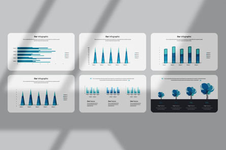 Infographic PowerPoint Templates, 슬라이드 8, 12000, 비즈니스 — PoweredTemplate.com