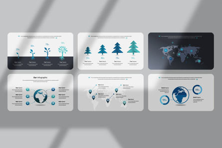Infographic PowerPoint Templates, Folie 9, 12000, Business — PoweredTemplate.com