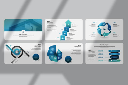 Infographic PowerPoint Templates, スライド 2, 12001, ビジネス — PoweredTemplate.com