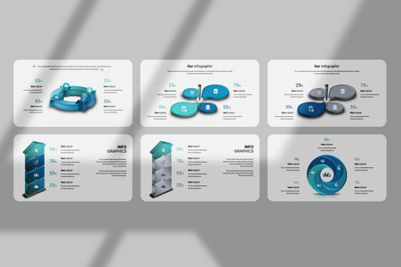 Infographic PowerPoint Templates, 幻灯片 6, 12001, 商业 — PoweredTemplate.com
