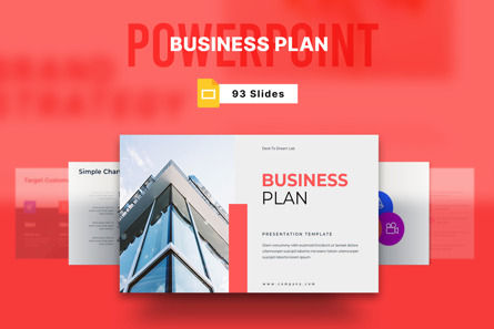 Business Plan Presentation Template, Modele PowerPoint, 12002, Business — PoweredTemplate.com