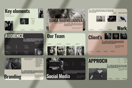 Portfolio Presentation Template, Diapositiva 3, 12004, Negocios — PoweredTemplate.com