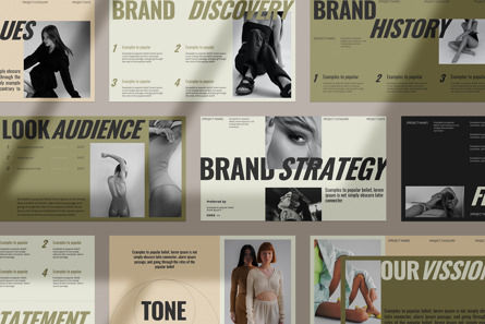 Brand Strategy Presentation Template, Modelo do PowerPoint, 12009, Negócios — PoweredTemplate.com