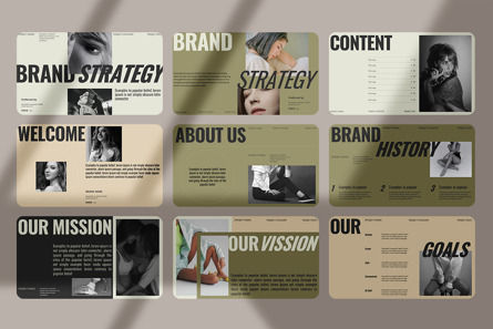 Brand Strategy Presentation Template, Slide 2, 12009, Bisnis — PoweredTemplate.com