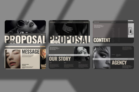 Brand Proposal Presentation Template, Slide 2, 12010, Bisnis — PoweredTemplate.com