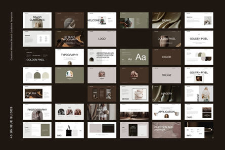 Brand Guideline Google Slide Template, Diapositiva 7, 12014, Negocios — PoweredTemplate.com