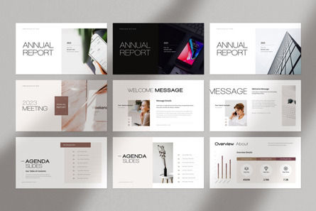 Annual Report PowerPoint Template, Slide 2, 12018, Lavoro — PoweredTemplate.com