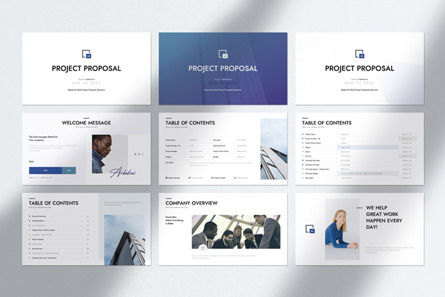Project Proposal PowerPoint Template, Slide 2, 12022, Business — PoweredTemplate.com