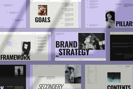 Brand Strategy Presentation Template, Modele PowerPoint, 12026, Business — PoweredTemplate.com