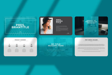Brand Title PowerPoint Template, Diapositive 2, 12029, Business — PoweredTemplate.com