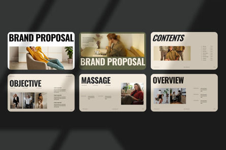Brand Proposal Presentation Template, Slide 2, 12033, Business — PoweredTemplate.com