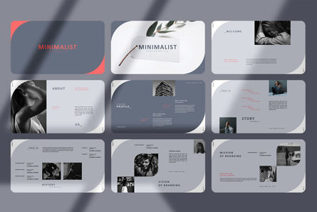 Minimalist Presentation Template, Slide 2, 12045, Bisnis — PoweredTemplate.com