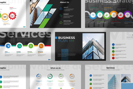 Business Plan PowerPoint Presentation, Templat PowerPoint, 12050, Bisnis — PoweredTemplate.com