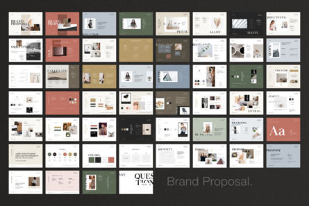 Brand Proposal PowerPoint Template, Dia 11, 12059, Bedrijf — PoweredTemplate.com