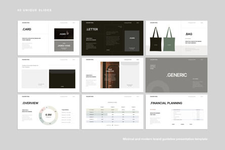 Minimal Brand Guideline Google Slide Template, Diapositive 3, 12061, Business — PoweredTemplate.com