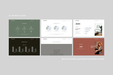 Minimal Brand Guideline Google Slide Template, Diapositiva 4, 12061, Negocios — PoweredTemplate.com