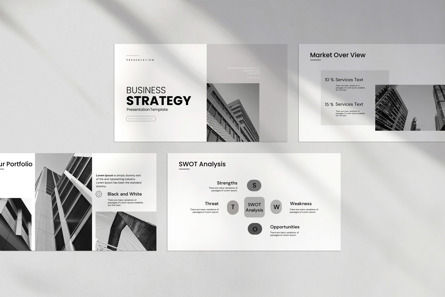 Business Strategy Presentation Template, Diapositive 3, 12063, Business — PoweredTemplate.com