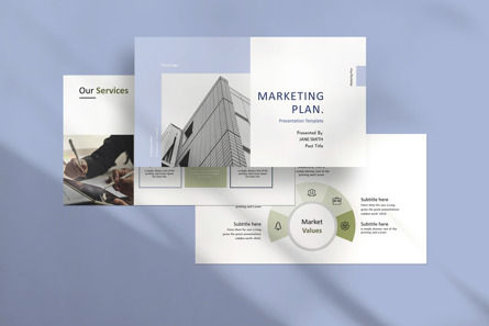 Marketing Plan Presentation Template, Slide 3, 12065, Business — PoweredTemplate.com