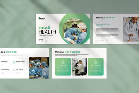 Medi Health Presentation Template, スライド 3, 12068, 医療 — PoweredTemplate.com