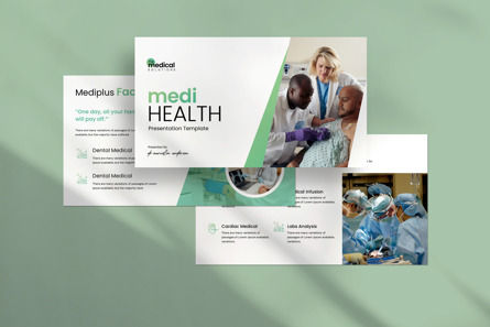 Medi Health Presentation Template, Deslizar 4, 12068, Médico — PoweredTemplate.com