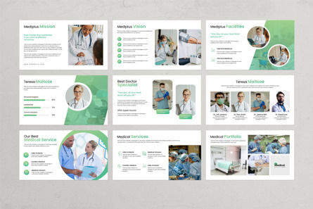 Medi Health Presentation Template, Diapositive 6, 12068, Médical — PoweredTemplate.com